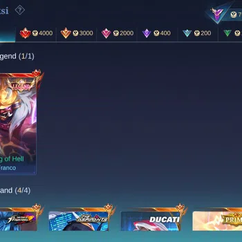 Mobile Legends: Bang Bang Collector Hero 132 Skin 271 | legend Franco | Ducati Leomord image 1