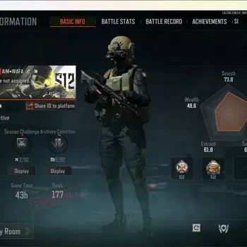Arena Breakout Mid-Tier Mobile | LV 30 | SV 9.7 M | SS AKM, Ceremonial MCX image 1