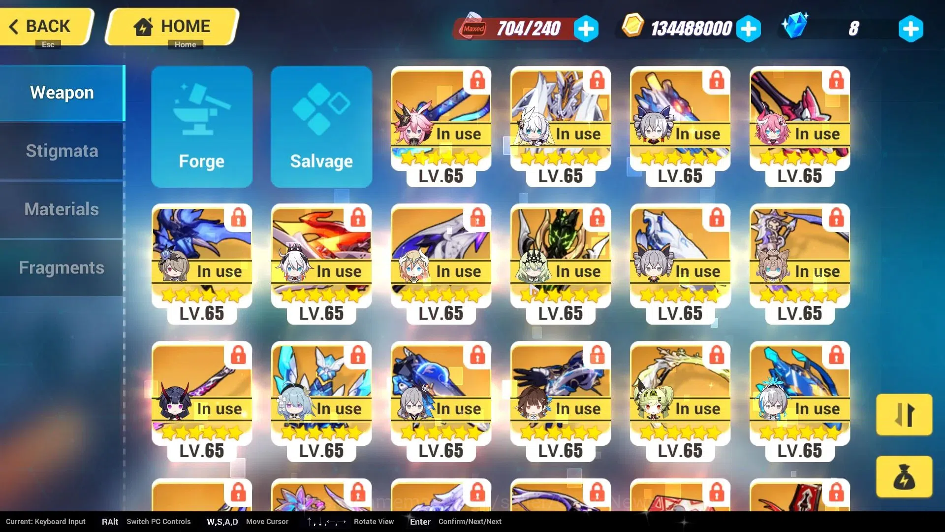 Honkai Impact 3rd Accounts End-Game SEA ENDGAME| 30+ FullSet (Seele Panacea, Mei Xentinel, Elysia HiLoveElf, Vita, Sparkle 12