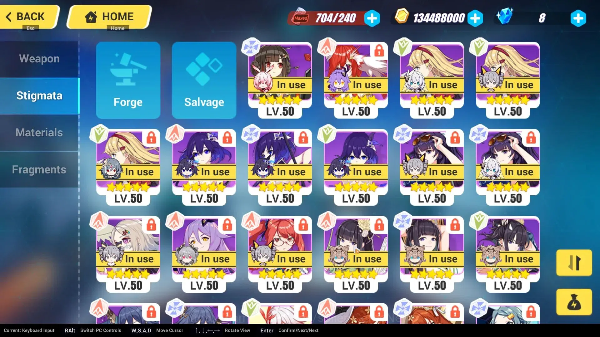 Honkai Impact 3rd Accounts End-Game SEA ENDGAME| 30+ FullSet (Seele Panacea, Mei Xentinel, Elysia HiLoveElf, Vita, Sparkle 19