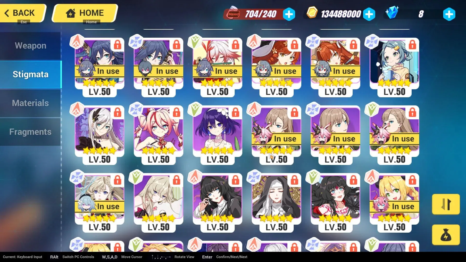 Honkai Impact 3rd Accounts End-Game SEA ENDGAME| 30+ FullSet (Seele Panacea, Mei Xentinel, Elysia HiLoveElf, Vita, Sparkle 20
