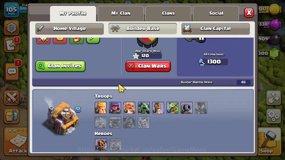 Clash of Clans Accounts TH 13 - BH 5|Limited Skin|LV 105|HH 7|BK 36,AQ 48, image 5