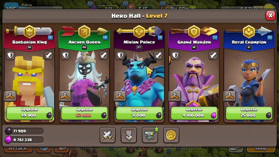 Clash of Clans Accounts TH 13 - BH 5|Limited Skin|LV 105|HH 7|BK 36,AQ 48, image 6