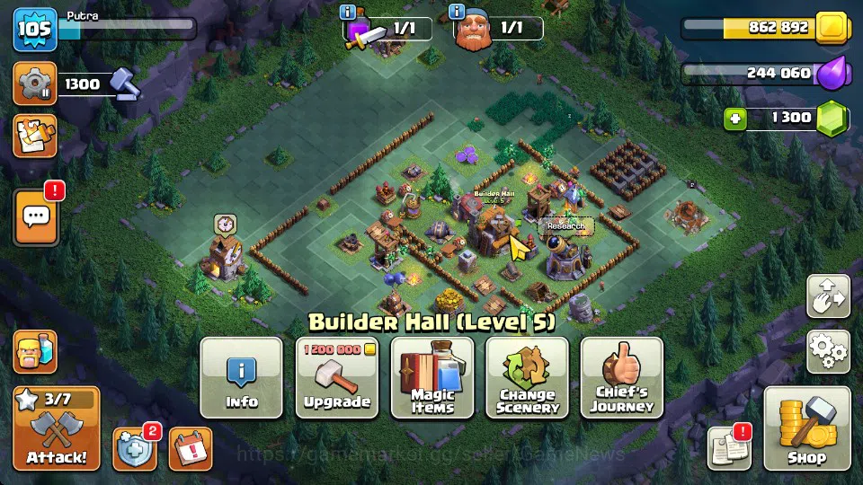 Clash of Clans Accounts TH 13 - BH 5|Limited Skin|LV 105|HH 7|BK 36,AQ 48, image 9