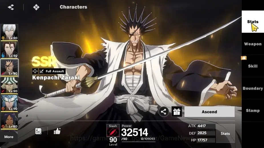 BLEACH: Soul Resonance Accounts NuverseSEA|LV 67|10 SSR [Gin,AizenB1,Kenpachi,Urah image 10