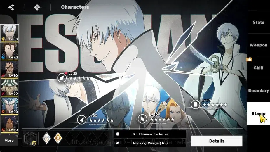 BLEACH: Soul Resonance Accounts NuverseSEA|LV 67|10 SSR [Gin,AizenB1,Kenpachi,Urah image 5