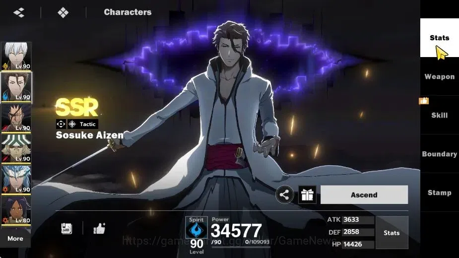 BLEACH: Soul Resonance Accounts NuverseSEA|LV 67|10 SSR [Gin,AizenB1,Kenpachi,Urah image 6