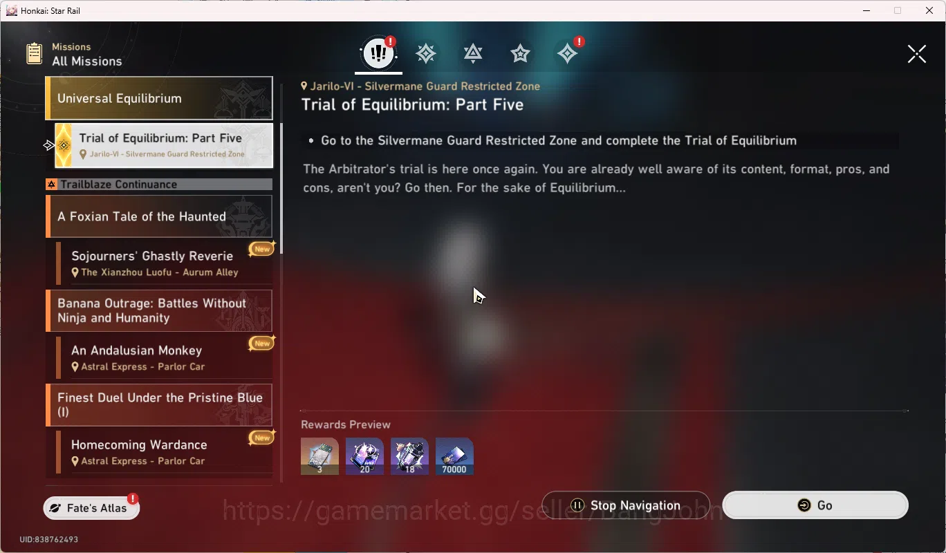 Honkai Star Rail Accounts ASIA | TL 60 | 8 Limit | Fire Fly | The Dahlia | L image 10