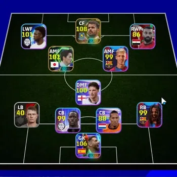 eFootball Accounts Legends & Iconic Players Android | 2 Epic Diego Costa,Ono Shinji | 3 Show Time Unai Simon,Lionel Messi