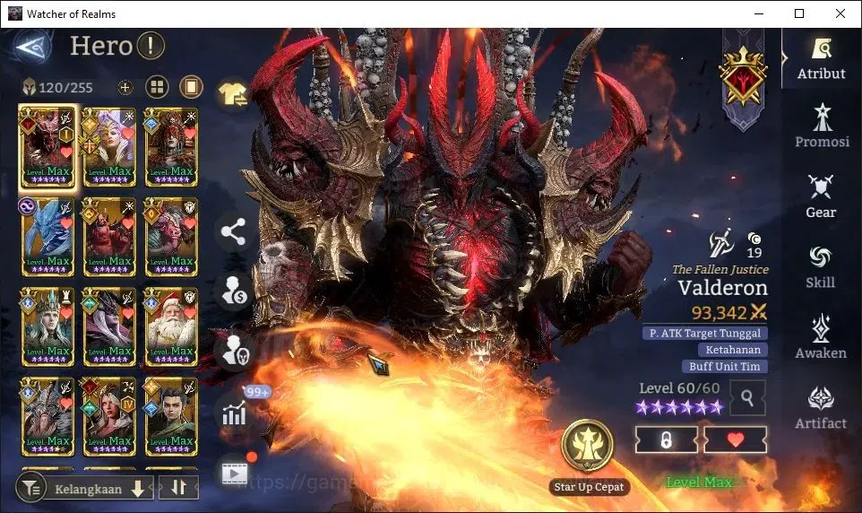 Watcher of Realms Accounts GLOBAL 60x|Lv 79|6M Power|3K Gems|9 Lord[ValderonA image 11
