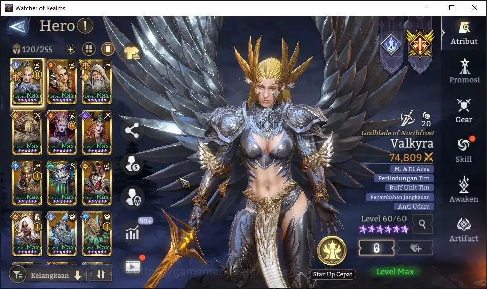 Watcher of Realms Accounts GLOBAL 60x|Lv 79|6M Power|3K Gems|9 Lord[ValderonA image 13