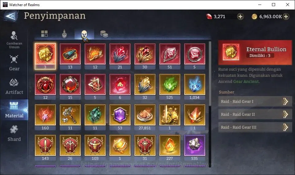 Watcher of Realms Accounts GLOBAL 60x|Lv 79|6M Power|3K Gems|9 Lord[ValderonA image 20