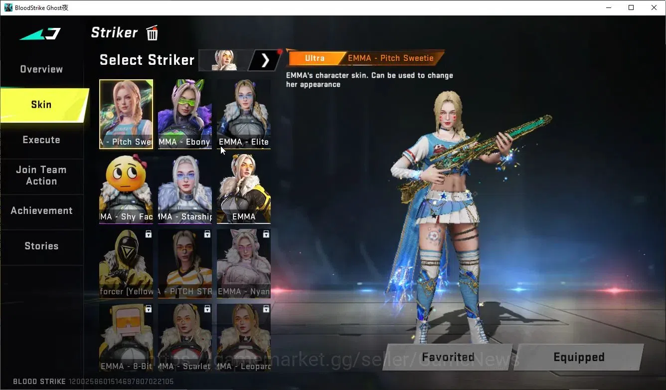 Blood Strike Accounts Collab Skin ASIA|Eternal DEagle-Scorpius,Kar98k-Netherflame|Collab TokRevFN2000,Takemichi|Mele 2