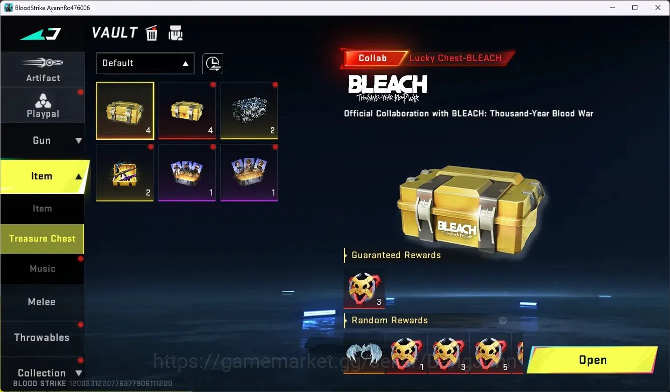 Blood Strike Accounts ASIA|Collab Gun MCX - EVA-00|5 Legendary Gun|Colla image 9
