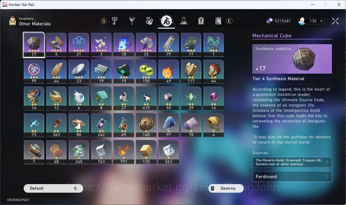 Honkai Star Rail Accounts Mid Game ASIA | TL46 | Silver Wolf+Sign | Sparkle+Sign | Evanescia+Sign | Robin+Sign | TakeMail 11