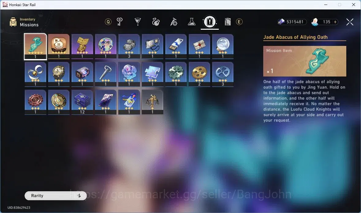 Honkai Star Rail Accounts Mid Game ASIA | TL46 | Silver Wolf+Sign | Sparkle+Sign | Evanescia+Sign | Robin+Sign | TakeMail 13