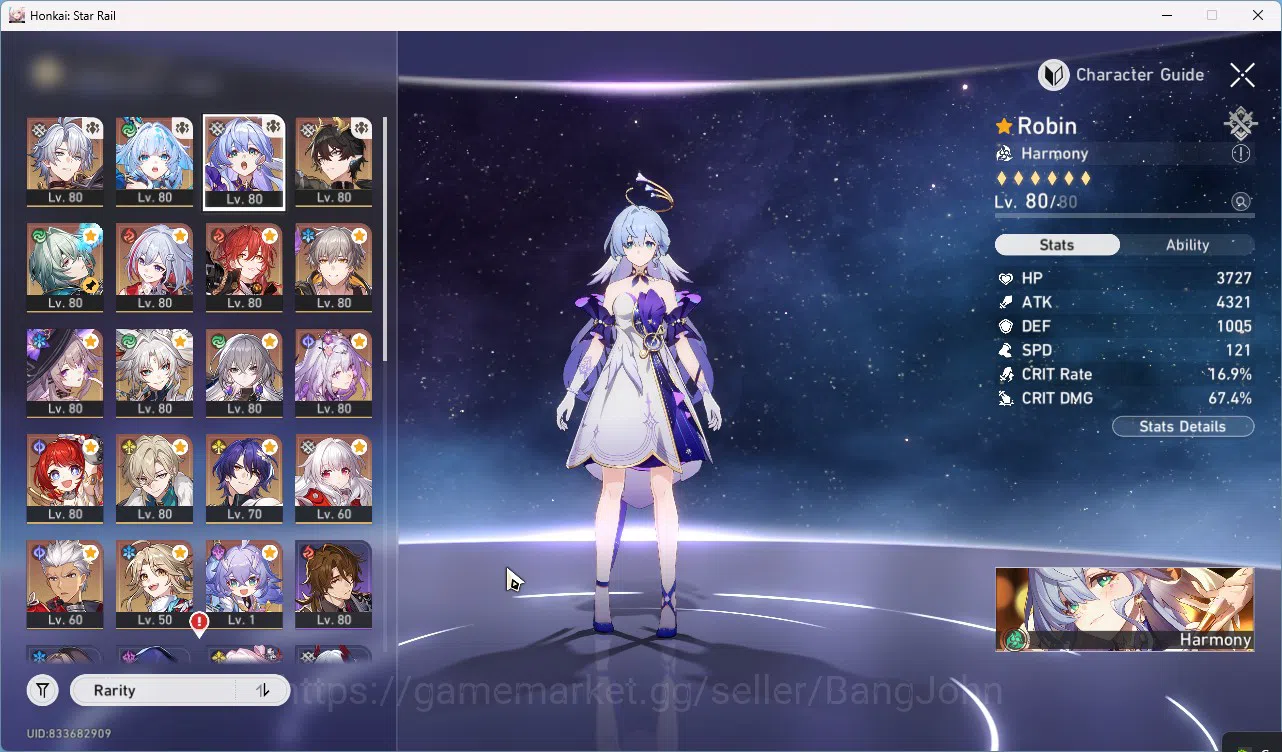 Honkai Star Rail Accounts ASIA TL70|6 Sig LC:Phainon/Casto/Avent/Robin/Topaz image 6