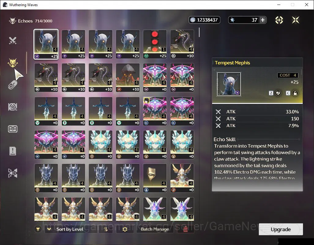 Wuthering Waves Accounts Mid-Game NA|UL 46|3 Limited| [Aemeath,Lupa]+Sign,Changli |DB Lv30|Female MC|Log Kuro|Check SS 5