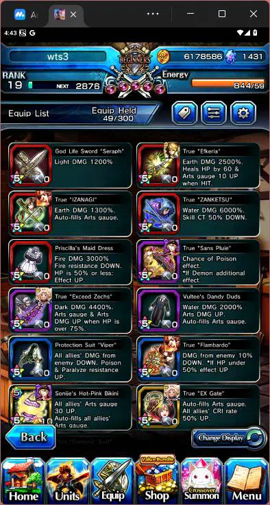 Grand Summoners Accounts Others GLOBAL|5 Ascend|Kirisame,Madoka Kaname,Sayaka Miki,SS Liza,Turner Fen|check SS|GS097B 4