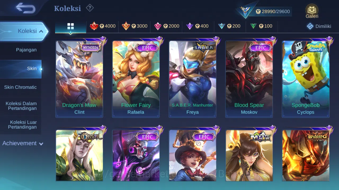 Mobile Legends: Bang Bang Accounts Hero 90 Skin 144 | Lightborn Harith | Seiya Badang image 3