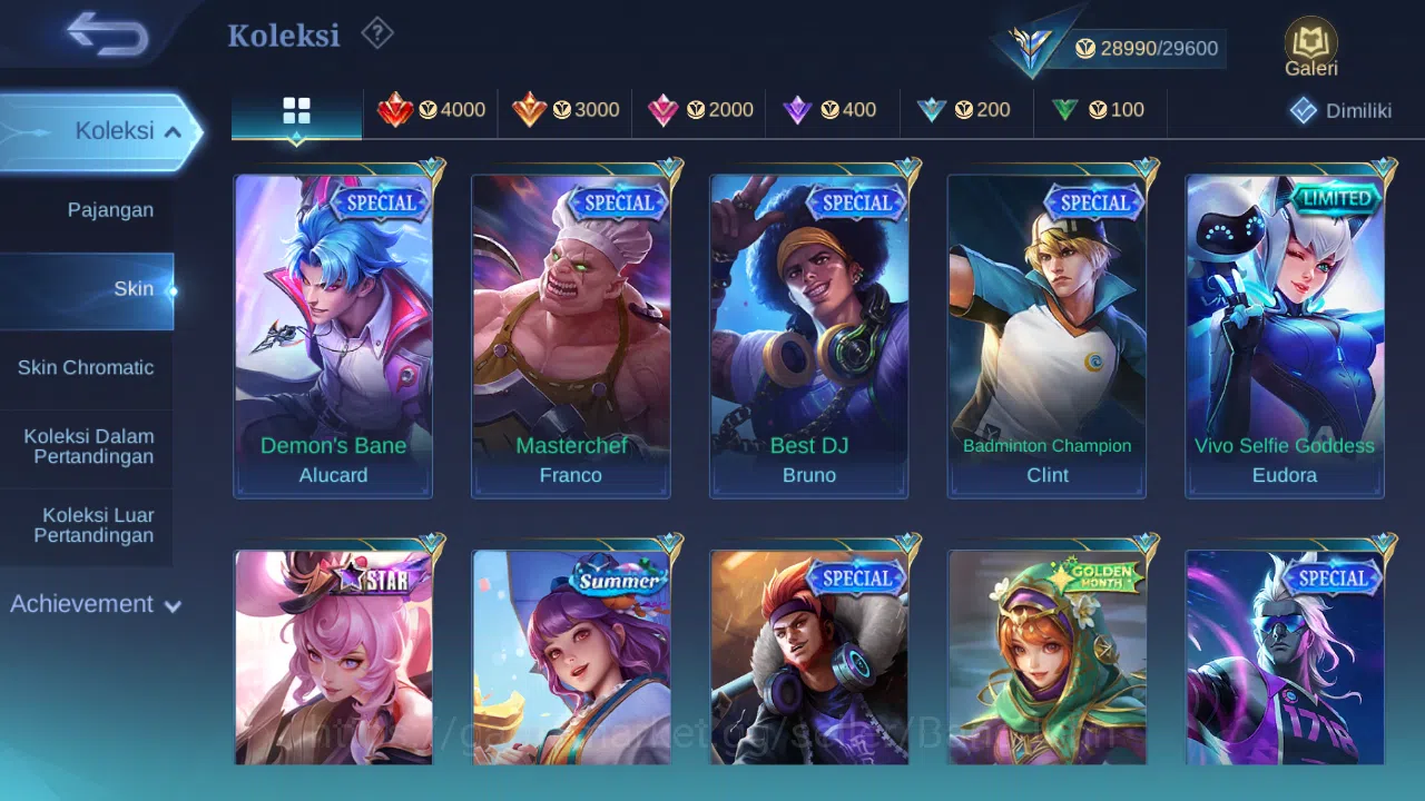 Mobile Legends: Bang Bang Accounts Hero 90 Skin 144 | Lightborn Harith | Seiya Badang image 7