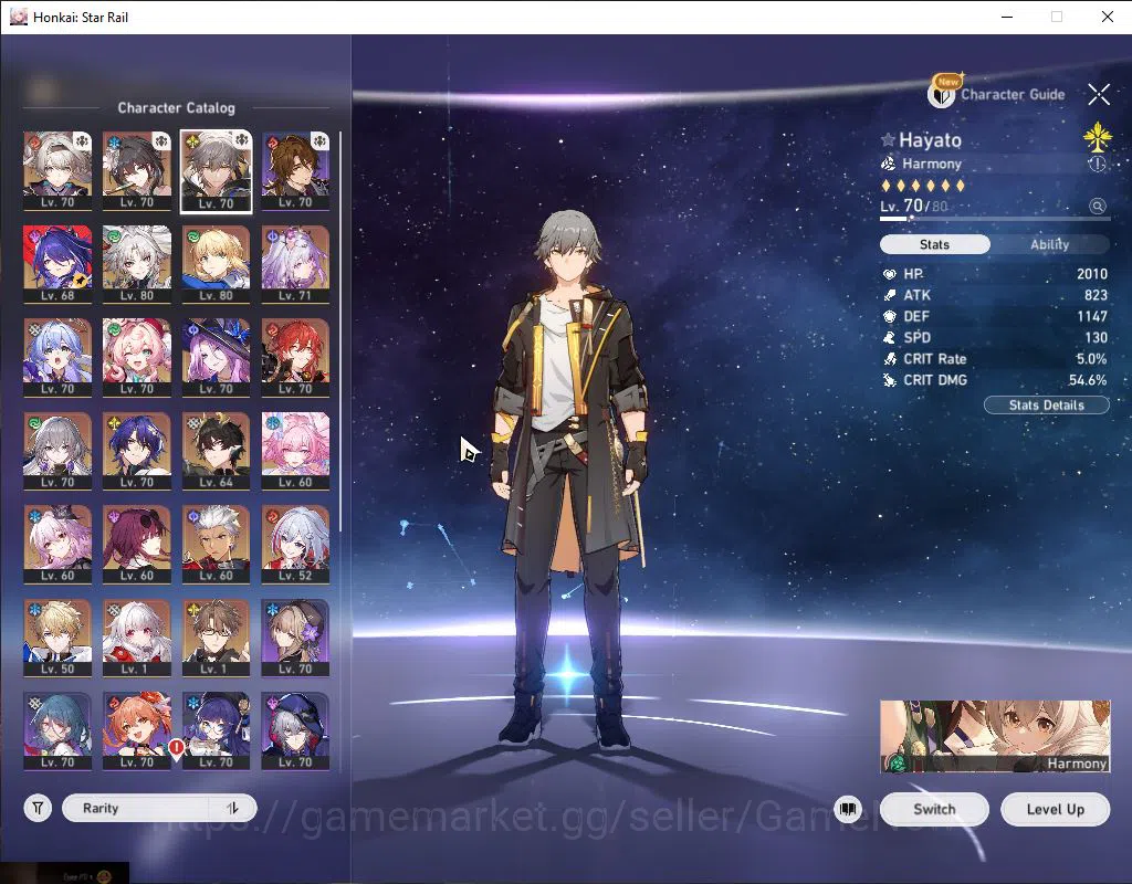 Honkai Star Rail Accounts Asia|TL 69|Castorice Premium Team|16 Limited|Firef image 4