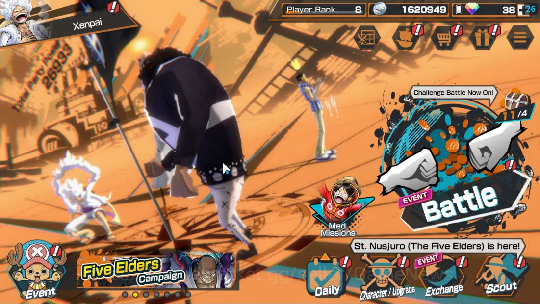 One Piece Bounty Rush Accounts Global|4 EX|5Elder Saturn,Gear5 Luffy,BP Kuzan,[Bo image 1