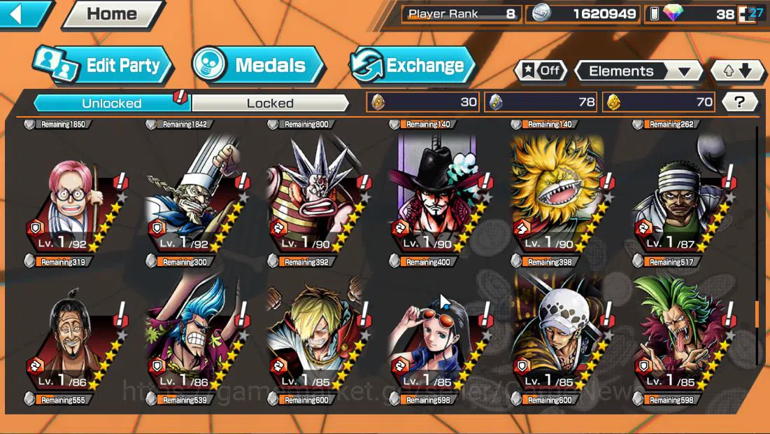 One Piece Bounty Rush Accounts Global|4 EX|5Elder Saturn,Gear5 Luffy,BP Kuzan,[Bo image 11