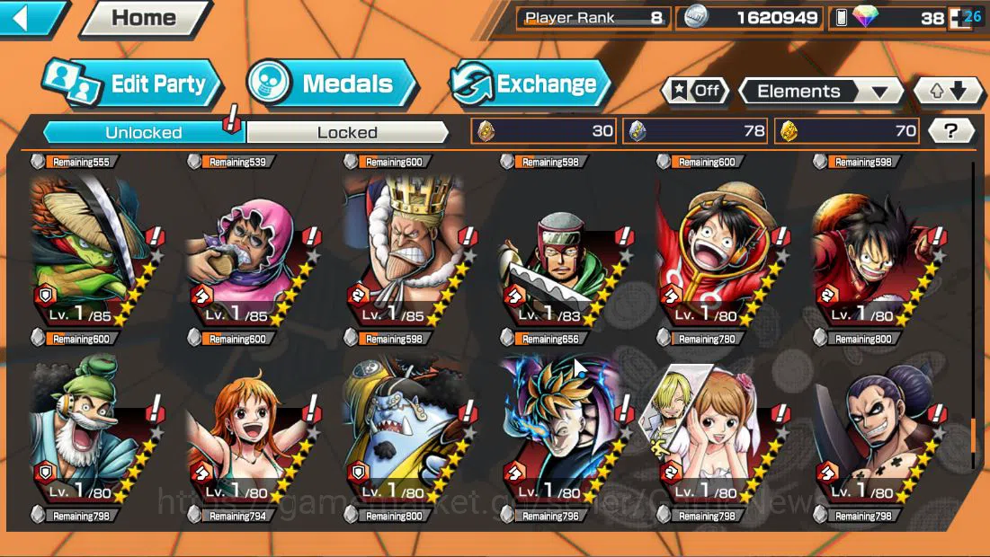 One Piece Bounty Rush Accounts Global|4 EX|5Elder Saturn,Gear5 Luffy,BP Kuzan,[Bo image 12