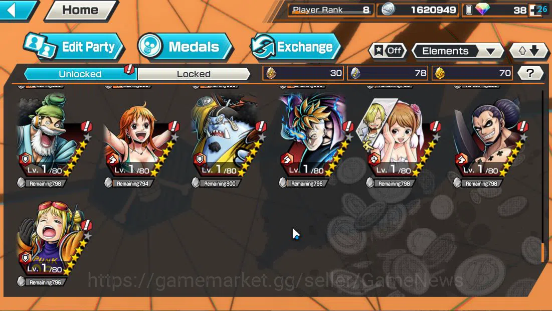 One Piece Bounty Rush Accounts Global|4 EX|5Elder Saturn,Gear5 Luffy,BP Kuzan,[Bo image 13