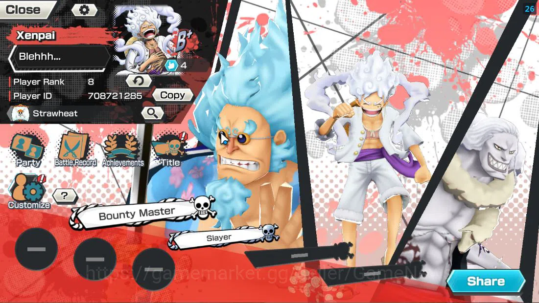 One Piece Bounty Rush Accounts Global|4 EX|5Elder Saturn,Gear5 Luffy,BP Kuzan,[Bo image 2