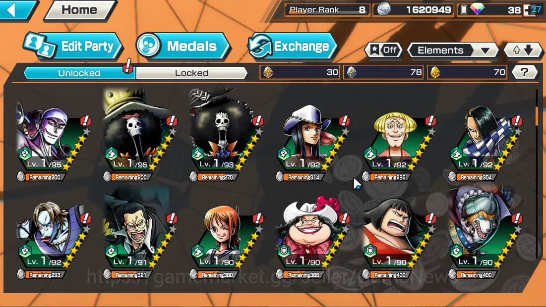 One Piece Bounty Rush Accounts Global|4 EX|5Elder Saturn,Gear5 Luffy,BP Kuzan,[Bo image 5