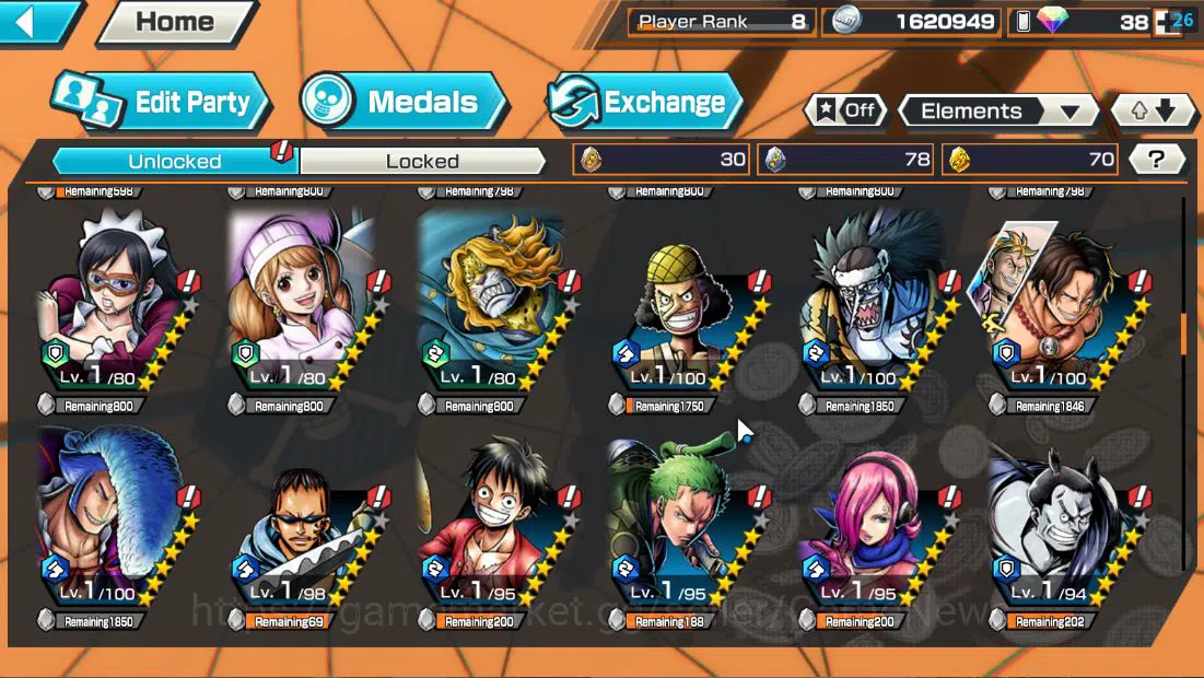 One Piece Bounty Rush Accounts Global|4 EX|5Elder Saturn,Gear5 Luffy,BP Kuzan,[Bo image 7