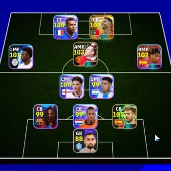 eFootball Accounts Legends & Iconic Players Android|Big Time Cristiano Ronaldo Portugal'26|Epic Gerard Pique,Wayne Rooney|4