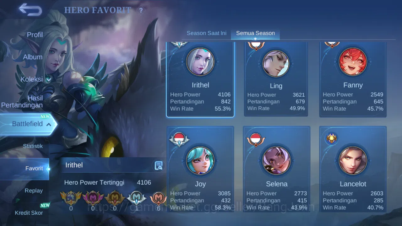 Mobile Legends: Bang Bang Accounts Hero 131 Skin 277 | KOF Karina | Luckybox Lance | image 15