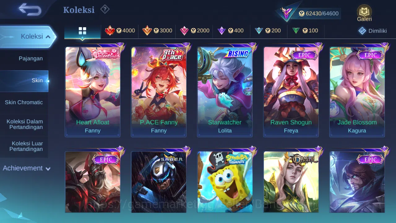 Mobile Legends: Bang Bang Accounts Hero 131 Skin 277 | KOF Karina | Luckybox Lance | image 5