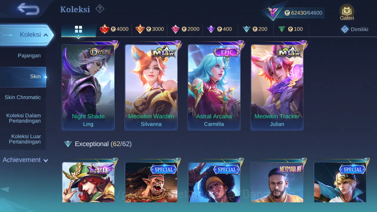 Mobile Legends: Bang Bang Accounts Hero 131 Skin 277 | KOF Karina | Luckybox Lance | image 9
