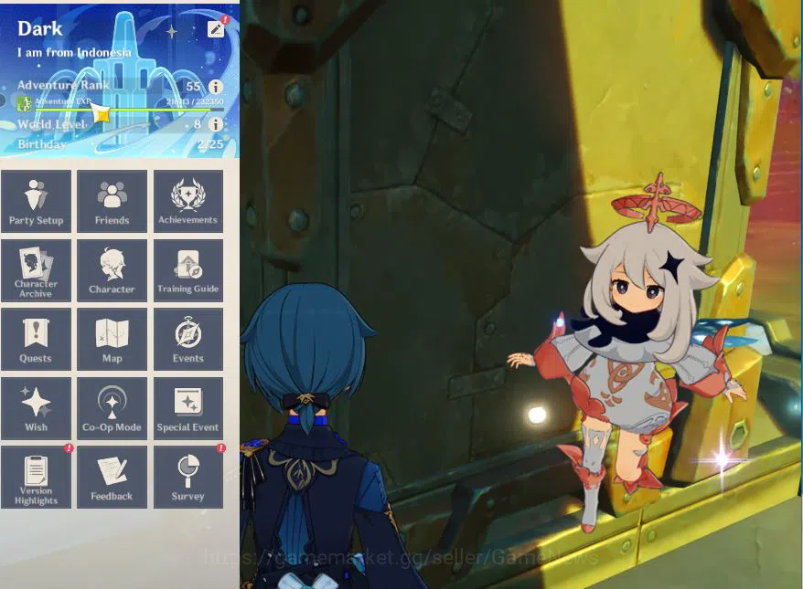 Genshin Impact Mid Game ASIA|AR 55|6 Limited +4(5*Weapon)|[Skirk C1,Flins] image 1