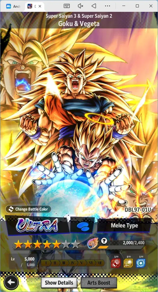 Dragon Ball Legends Accounts High-End Android | Lvl 168|357M Total Power|3 LR|6 UL|LR Trunks&Gohan,SSG Shallet,Broly Fury|UL 11