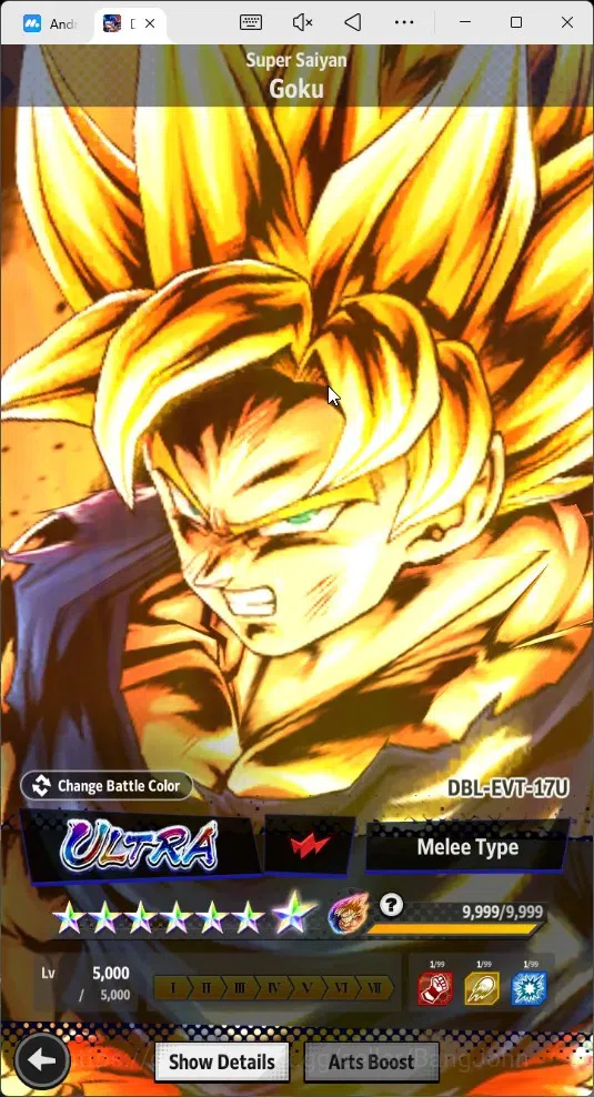 Dragon Ball Legends Accounts High-End Android | Lvl 168|357M Total Power|3 LR|6 UL|LR Trunks&Gohan,SSG Shallet,Broly Fury|UL 14