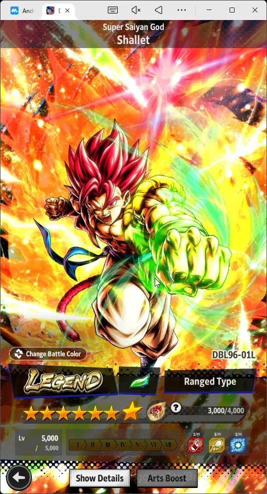 Dragon Ball Legends Accounts High-End Android | Lvl 168|357M Total Power|3 LR|6 UL|LR Trunks&Gohan,SSG Shallet,Broly Fury|UL 9