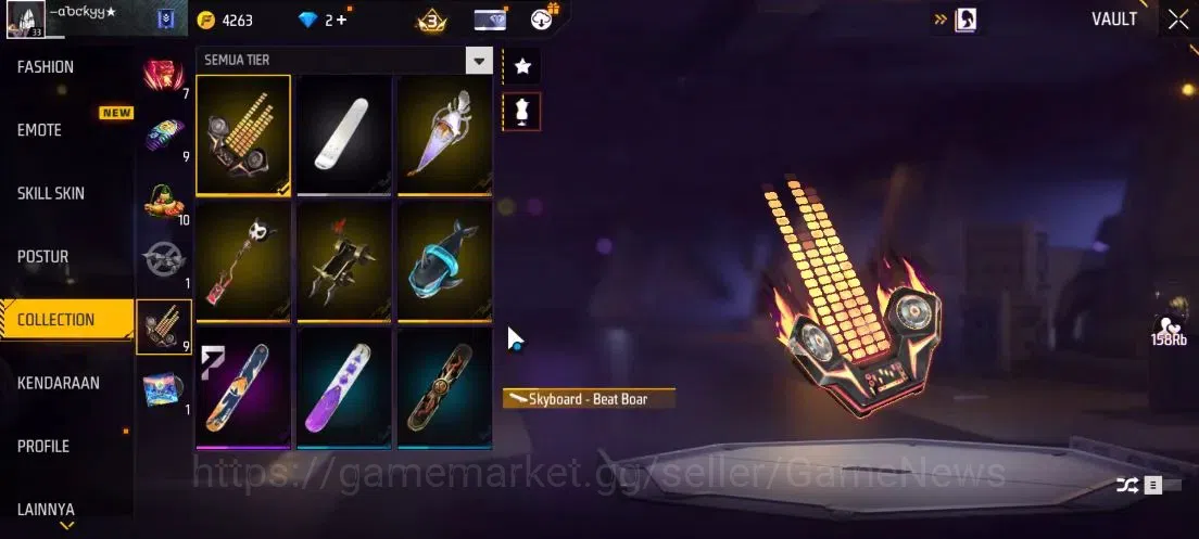 Free Fire Accounts Indonesia| M1887 Sterling Conqueror Lv 6,Hand of H image 12