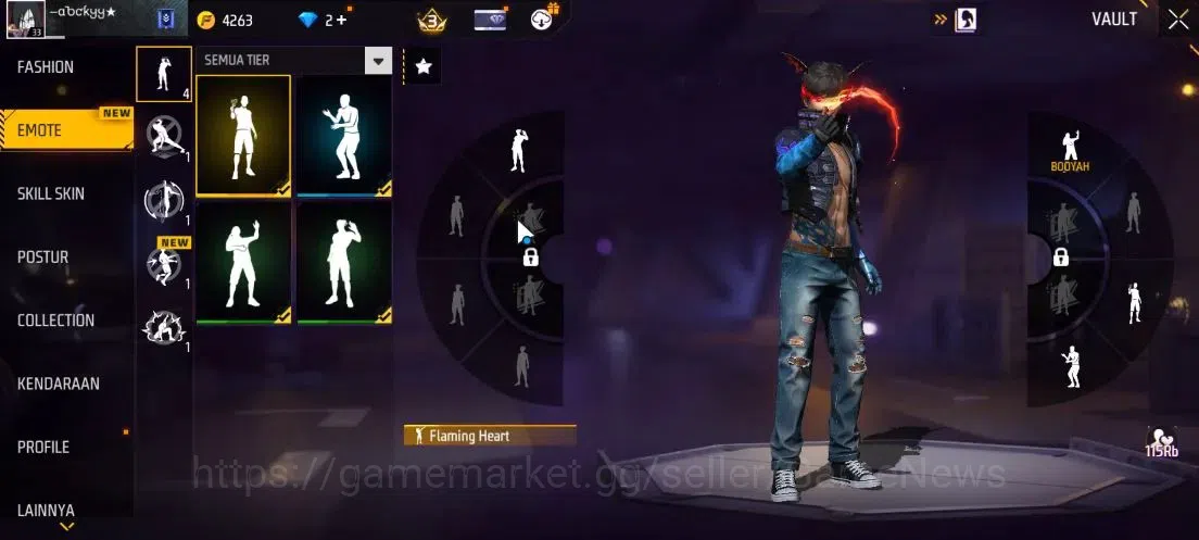 Free Fire Accounts Indonesia| M1887 Sterling Conqueror Lv 6,Hand of H image 9