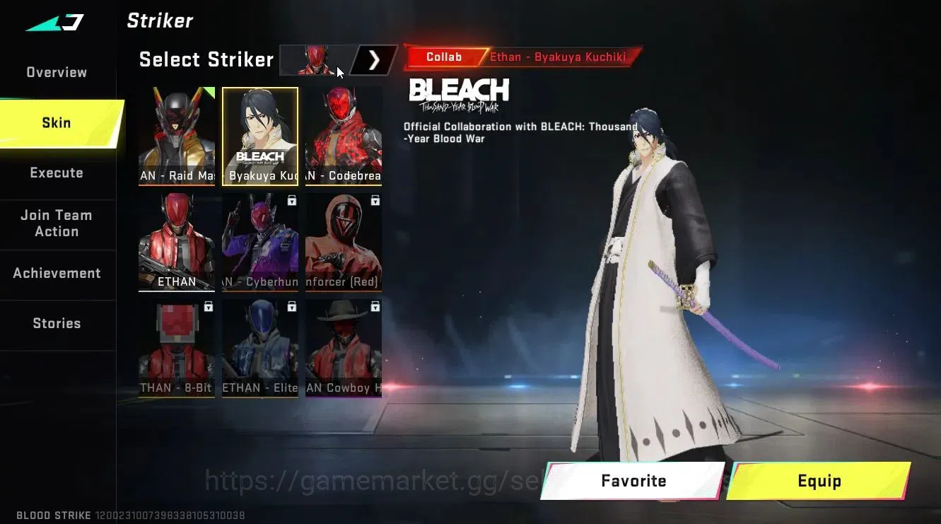 Blood Strike Accounts ASIA|Collab BLEACH[Ethan-Byakuya]+AOT[KAG6-Primal] image 3