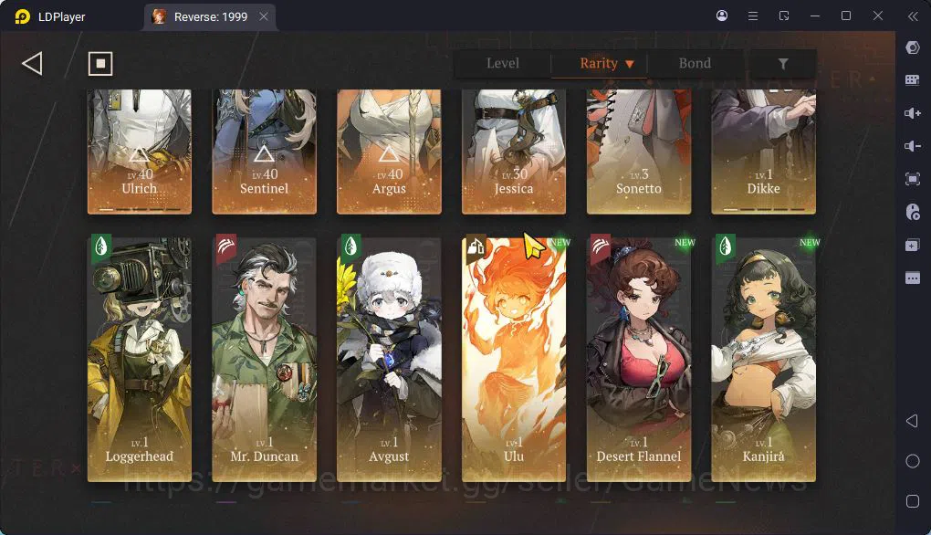Reverse: 1999 Accounts GLOBAL|Lv9|4*6Crew(1Limit)|[Sentinel],UlrichP1,Arg image 3