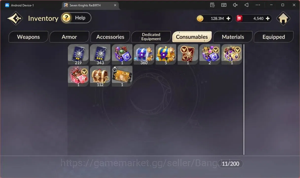 Seven Knights Re:Birth Accounts Global |1 EX7(Melia TC1)|6 TC6 (Rachel,Teo,Lu Bu,E image 10