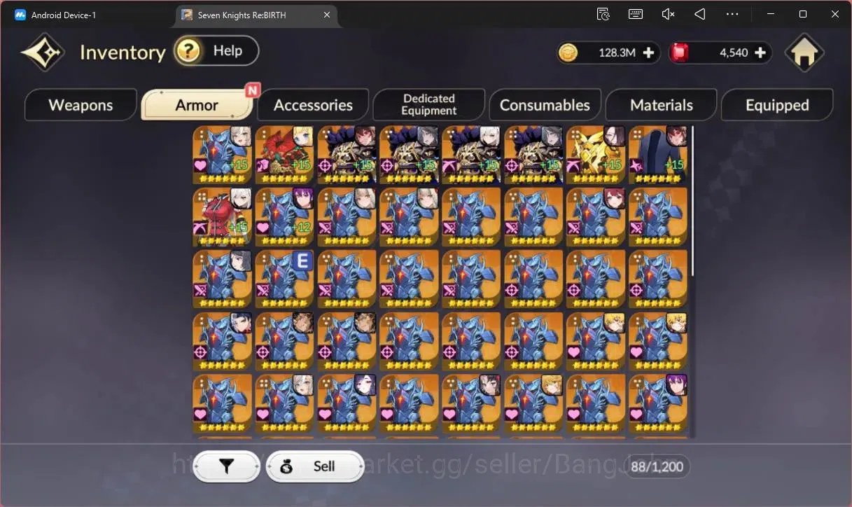 Seven Knights Re:Birth Accounts Global |1 EX7(Melia TC1)|6 TC6 (Rachel,Teo,Lu Bu,E image 7
