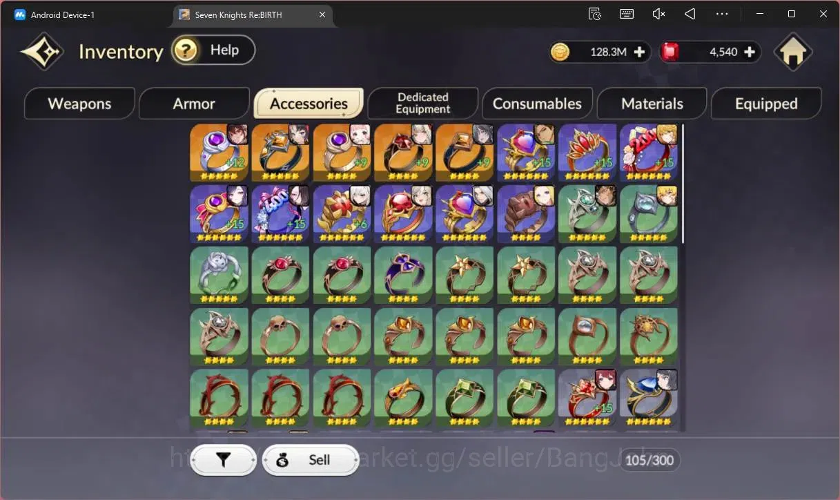 Seven Knights Re:Birth Accounts Global |1 EX7(Melia TC1)|6 TC6 (Rachel,Teo,Lu Bu,E image 8