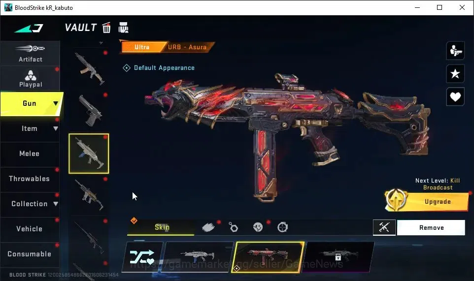 Blood Strike Accounts ASIA|Melee ULTRA Talon Knife-Senctum|2 ULTRA[KAIND image 5