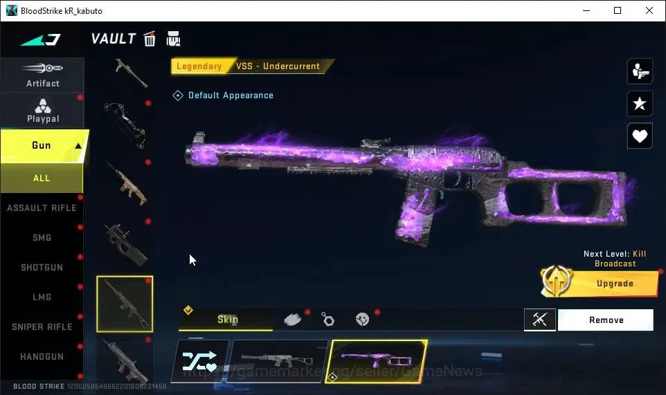 Blood Strike Accounts ASIA|Melee ULTRA Talon Knife-Senctum|2 ULTRA[KAIND image 8